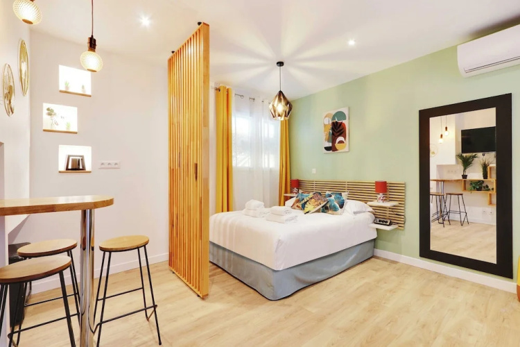 Charming Apartment With AC -1br-3p- Sentier