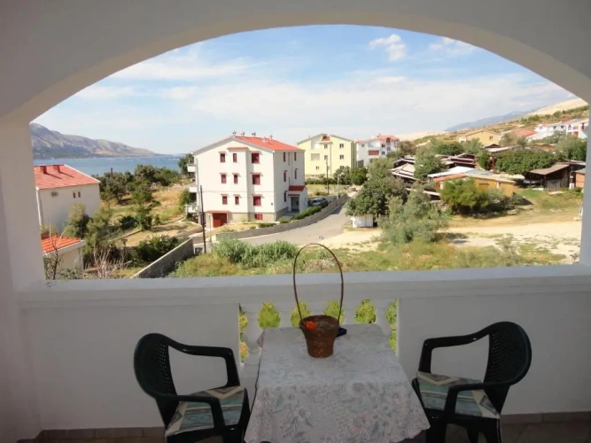Studio with balcony and with view