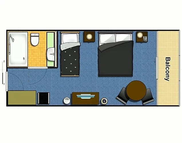 Standard Double room with balcony