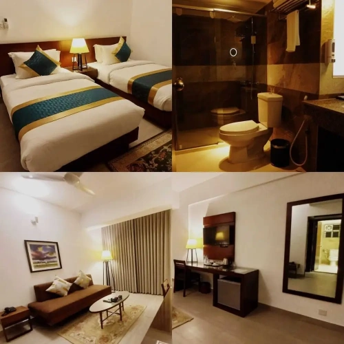 Deluxe Double room with balcony and with city view