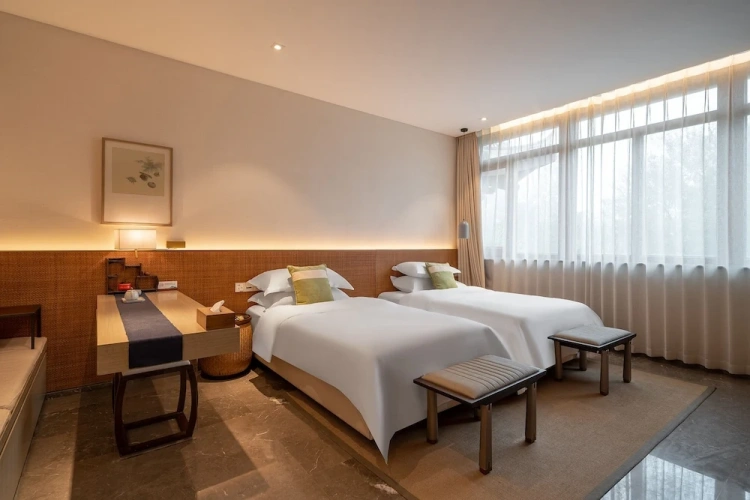 Standard Twin room with garden view