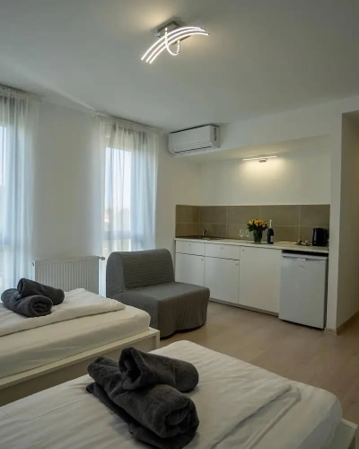 1 Bedroom Business Studio with garden view