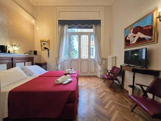 Standard room with balcony and with garden view