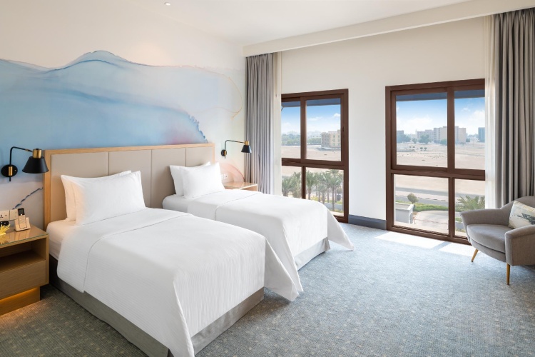 Deluxe Twin room with city view