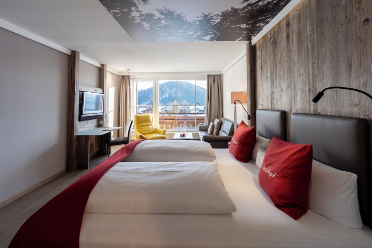 Double Studio with balcony and with mountain view