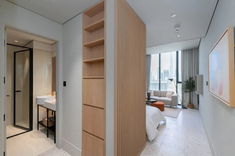 Trendy Studio w Burj Khalifa View