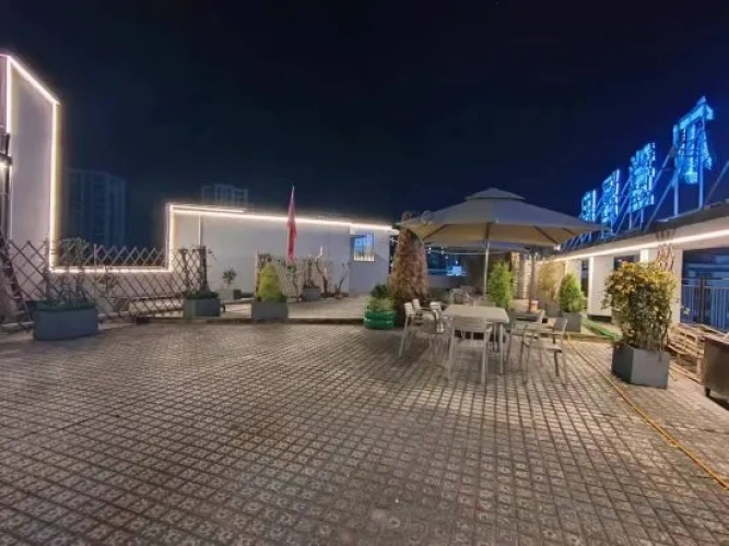 Outside