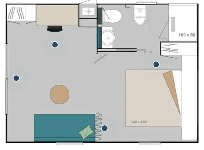 Guest rooms