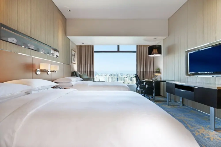 Club High Floor Twin room with city view