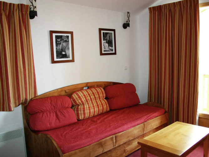 Comfortable studio, located at the ski slopes in Valfréjus