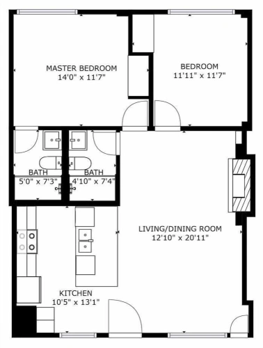 2 Bedrooms Standard room