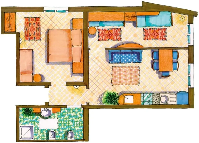 2 Bedrooms Apartment