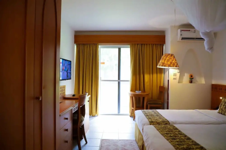 Standard Twin room with balcony and with garden view