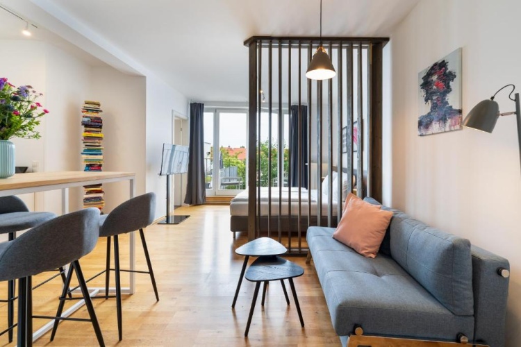 Penthouse Studio with balcony