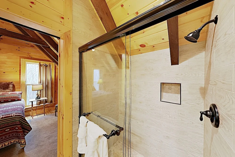 Mountain-chic W/ Fireplace & Wraparound Deck! 4 Bedroom Home
