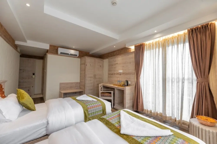 Deluxe Double room with balcony and with view