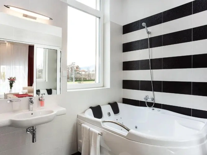 Deluxe Double room with balcony and with pool view