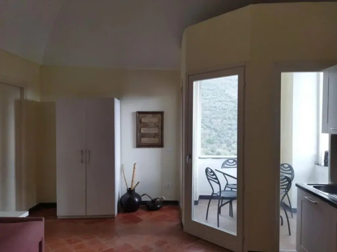Apartment with pool view