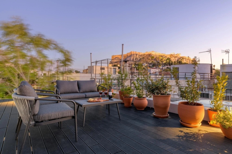 Paradise Suite With Jacuzzi Acropolis View