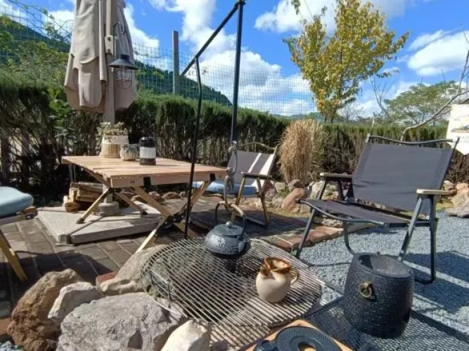 Outside