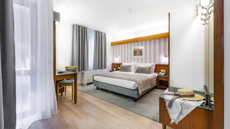 Standard Double room with balcony and with park view