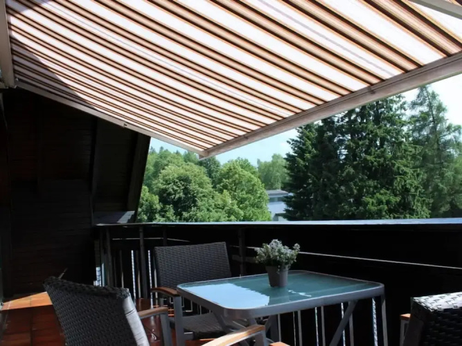 Holiday Apartment Weitblick at the spa Park
