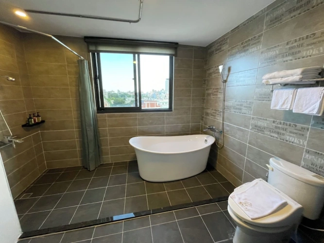 Deluxe Double Apartment with balcony and with city view