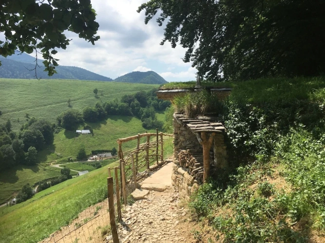 Chalet with mountain view