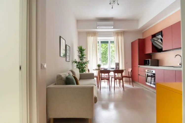w Elegant 3BR Near Milan Center