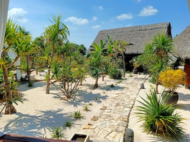Grand Double Bungalow with partial ocean view