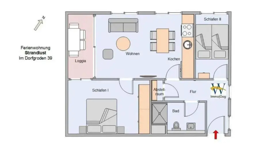 Strandlust - Anspruchsvolle Ferienwohnung