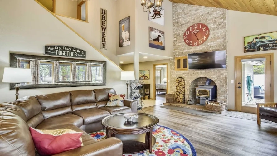 Cottage with balcony