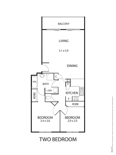 2 Bedrooms Executive Apartment with balcony