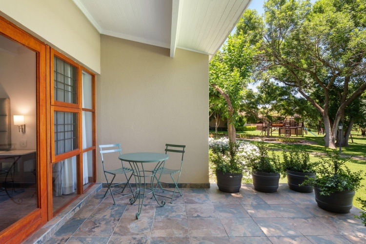 Standard Twin room with balcony and with garden view