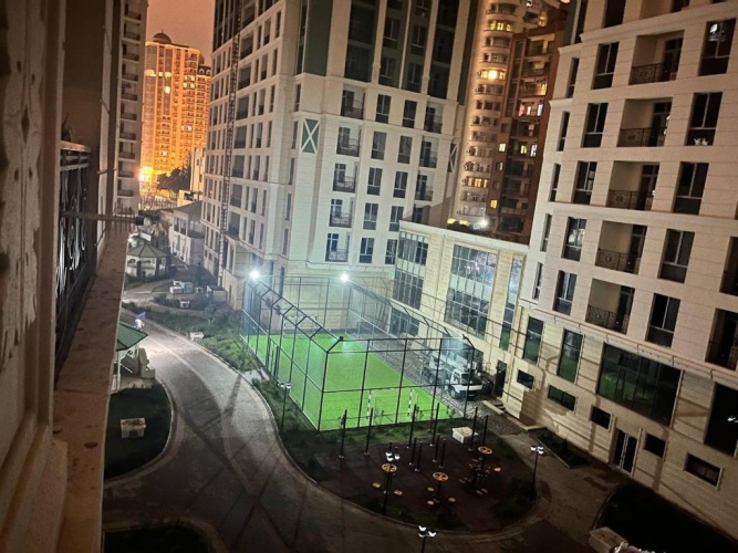 Outside