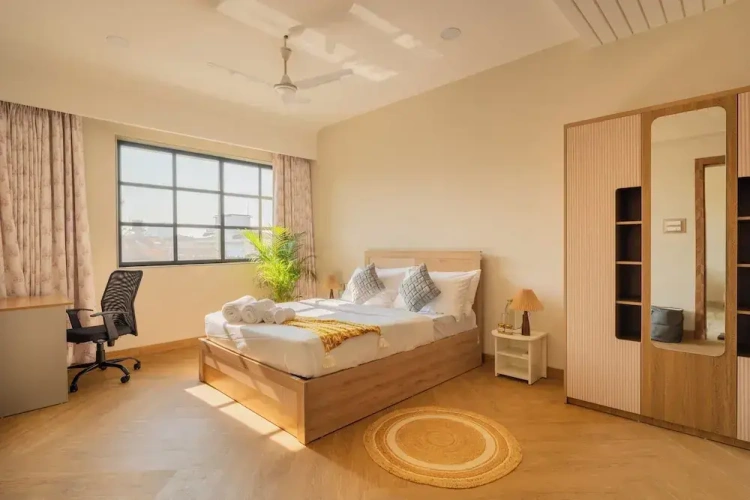 Double Apartment with balcony and with city view