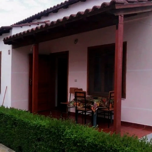 Family Villa with balcony and with garden view