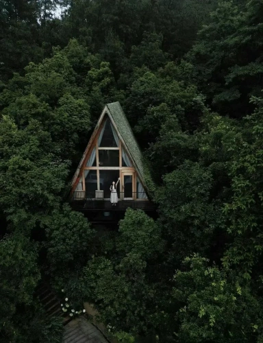 Comfort Cottage with balcony and with land view