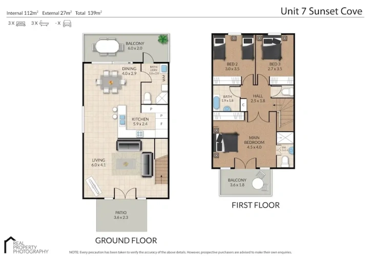 3 Bedrooms Premium Villa with balcony and with pool view