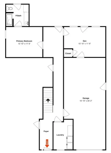5 Bedrooms Cottage with balcony
