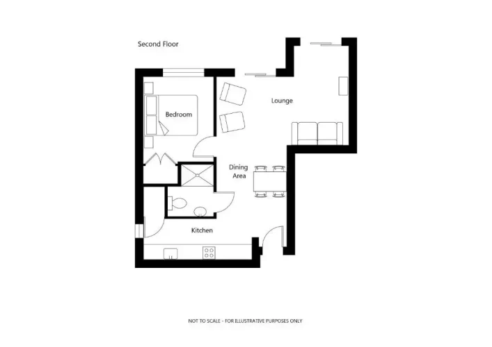 1 Bedroom Double Apartment