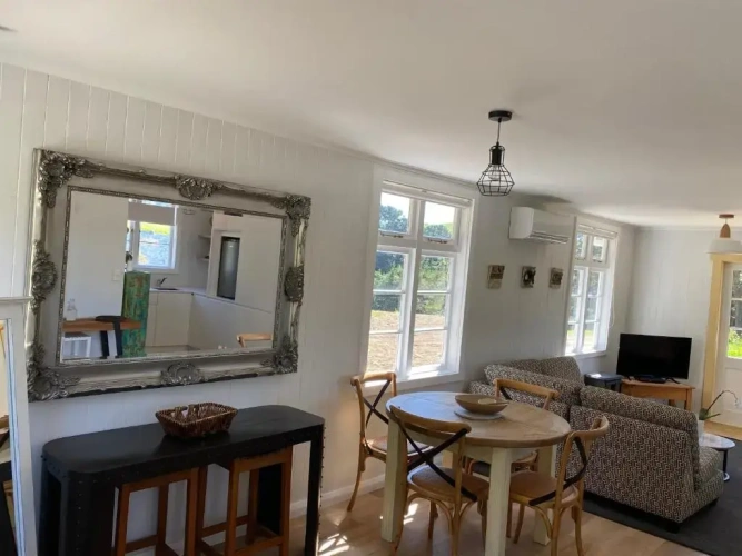 Cottage with garden view