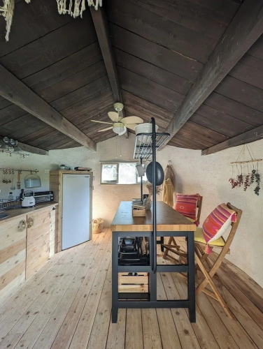 Cottage with balcony