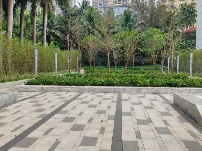 Outside