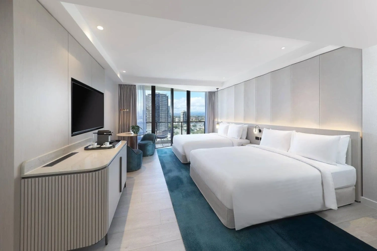 Standard Quadruple room with balcony and with mountain view