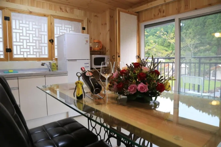 Studio with balcony