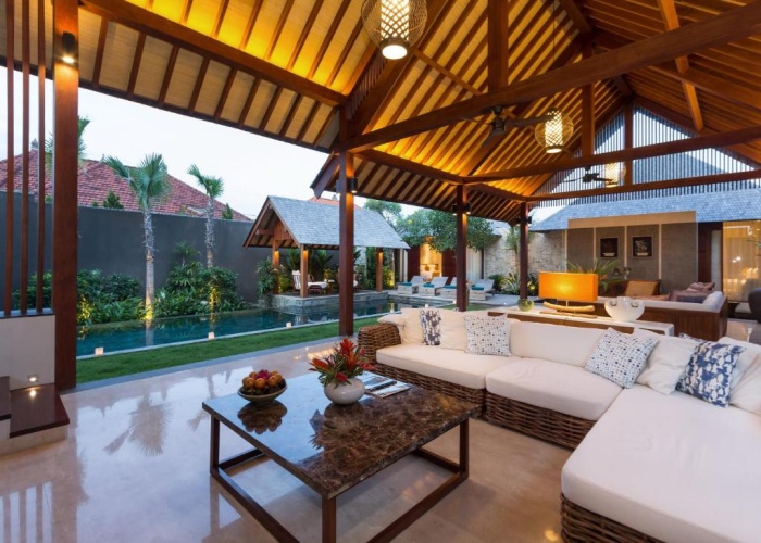 Villa with balcony and with view