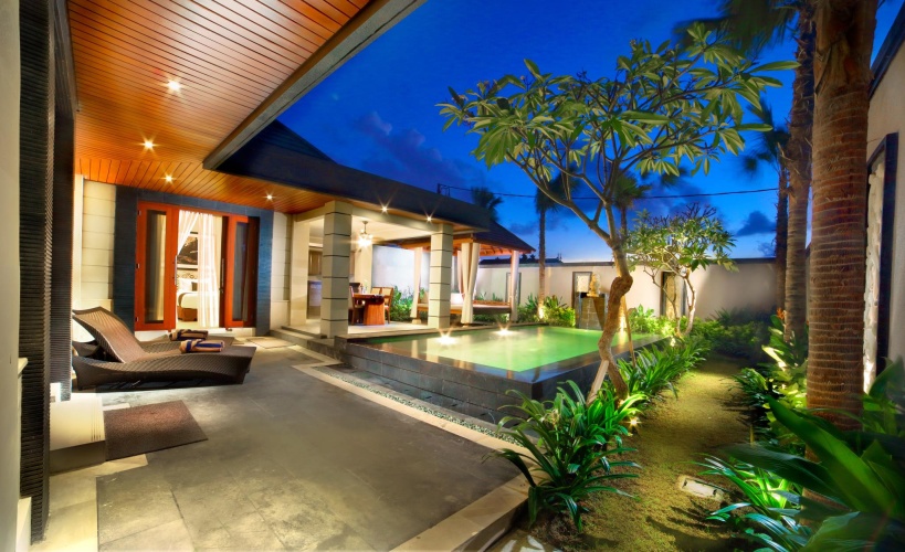 Outside