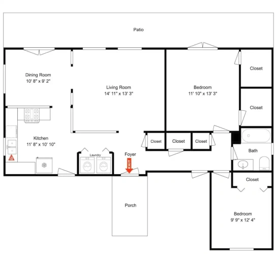 2 Bedrooms Cottage