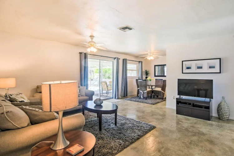 Breezy Marco Island Home w/ Pool - Walk to Beach!